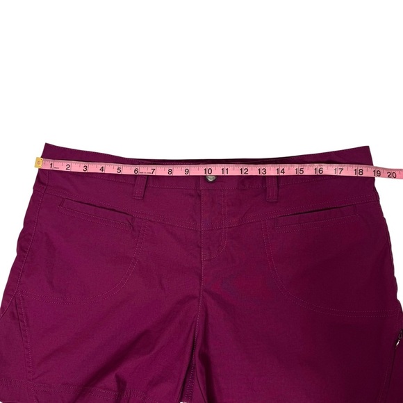 Athleta “Dipper” Quick Dry Pull On Shorts Pockets Pink Fuscia Purple Size 16 - Picture 4 of 16